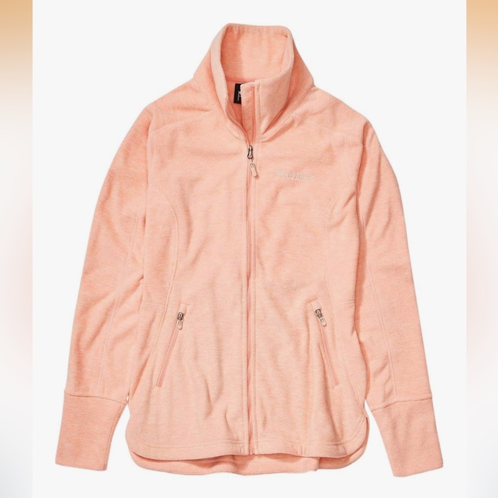 Marmot Women’s Pisgah Fleece Full Zip Jacket Pink Lemonade Size‎ Medium